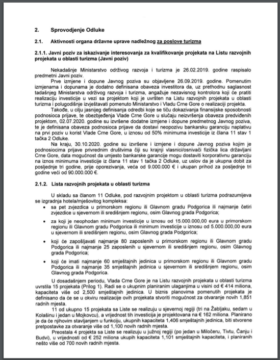 重磅！黑山政府提议投资入籍计划到期后不再延期，或用技术移民取代！